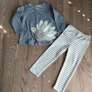 Mud Pie Thanksgiving sweater set